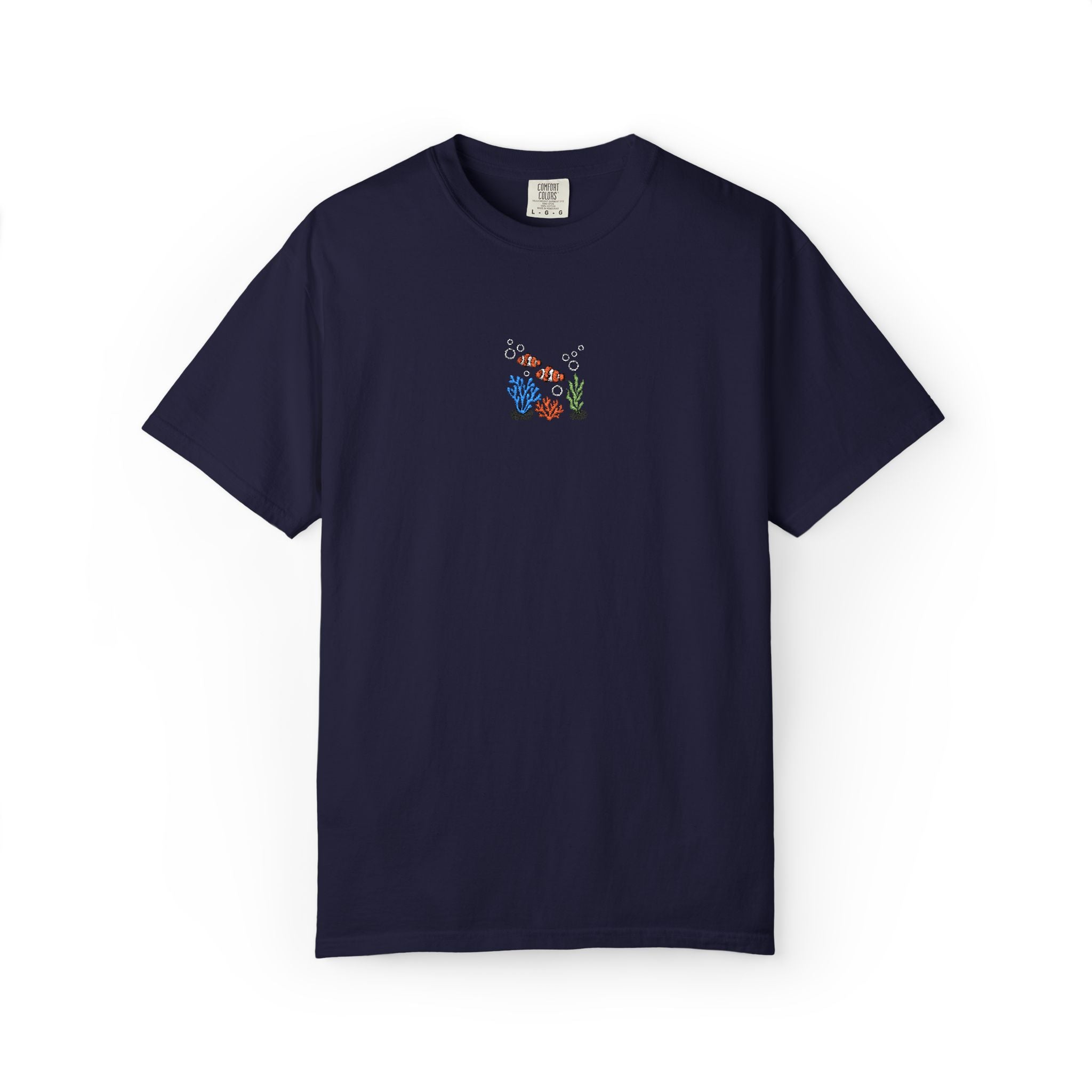 Coral Reef Embroidered Tee