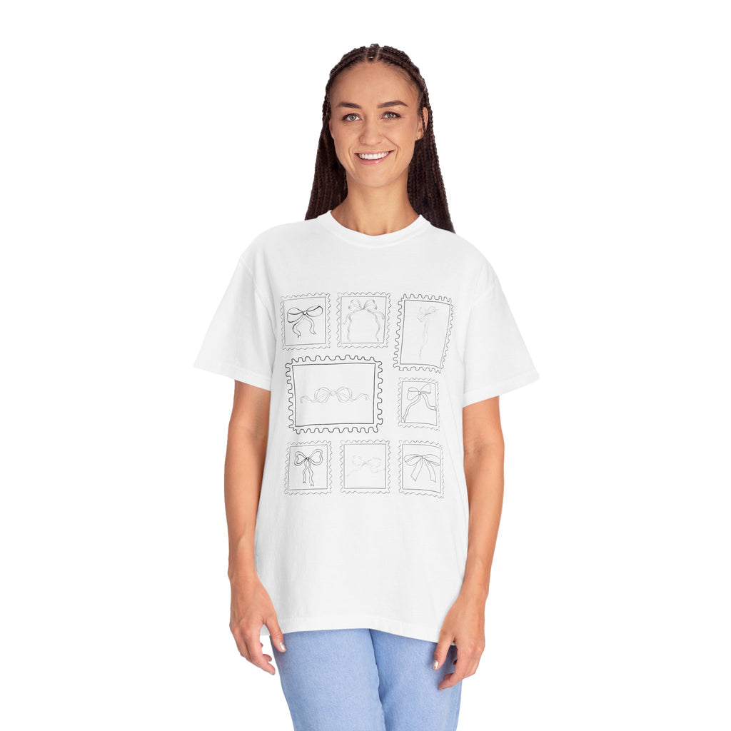 Bow Stamp Graphic T-Shirt