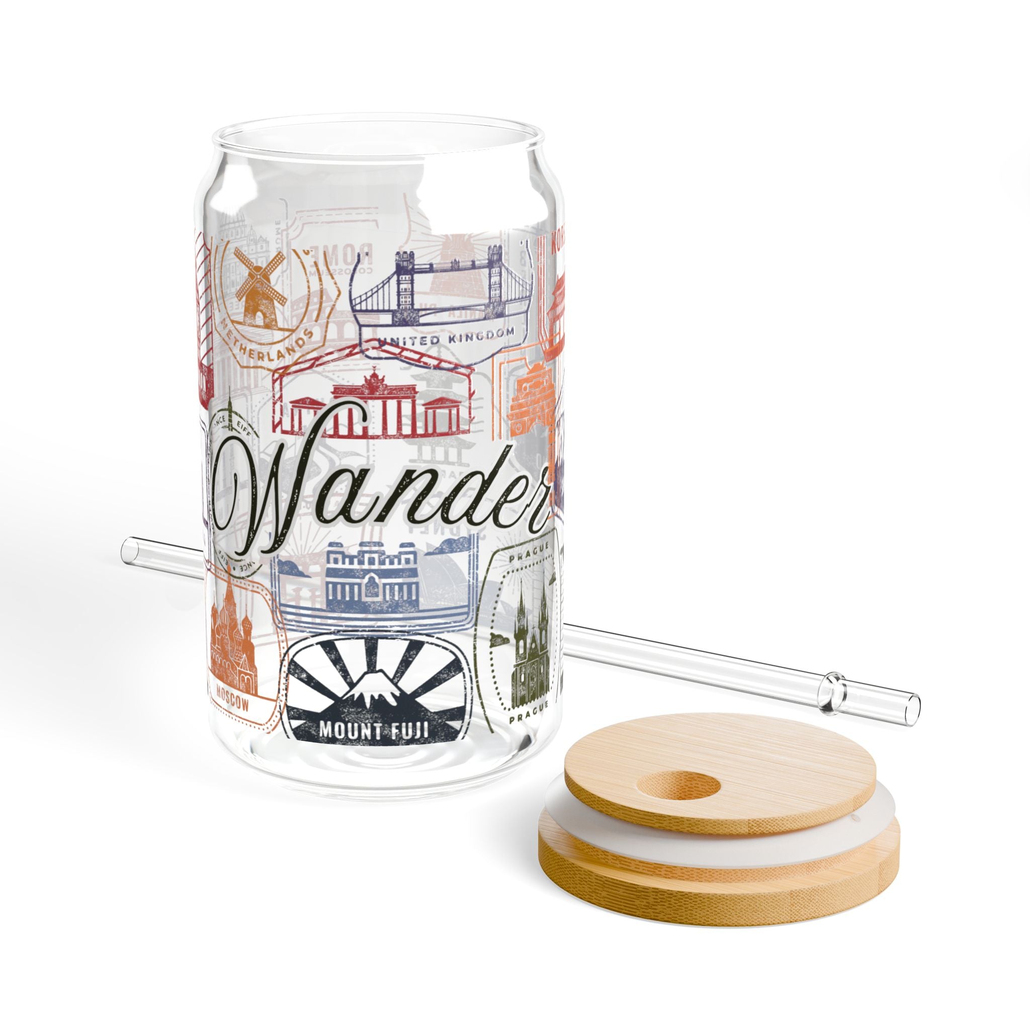 Wander Iced Coffee Glass