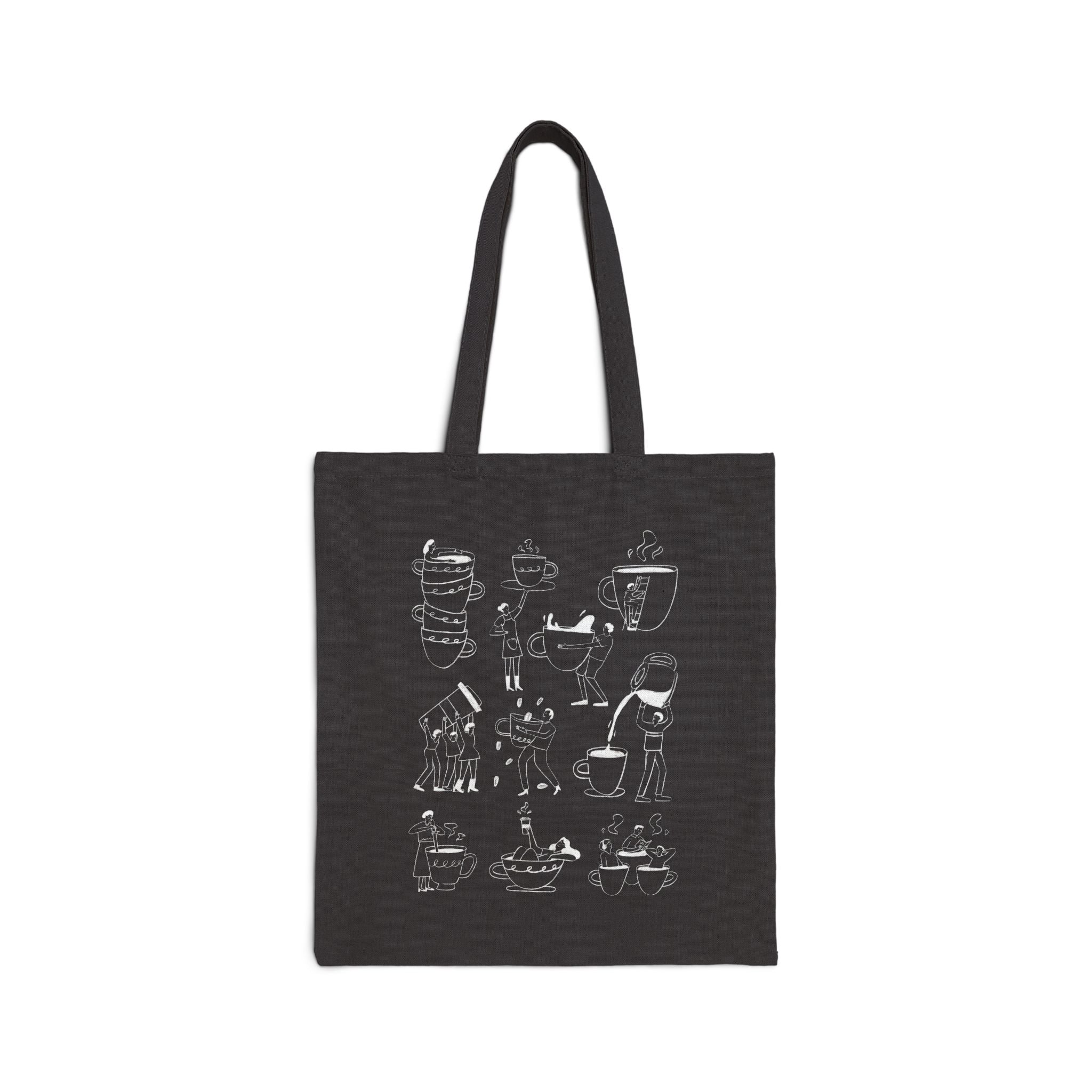 Coffee Scene Tote Bag
