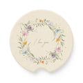 I Love You Soapstone Car Coaster