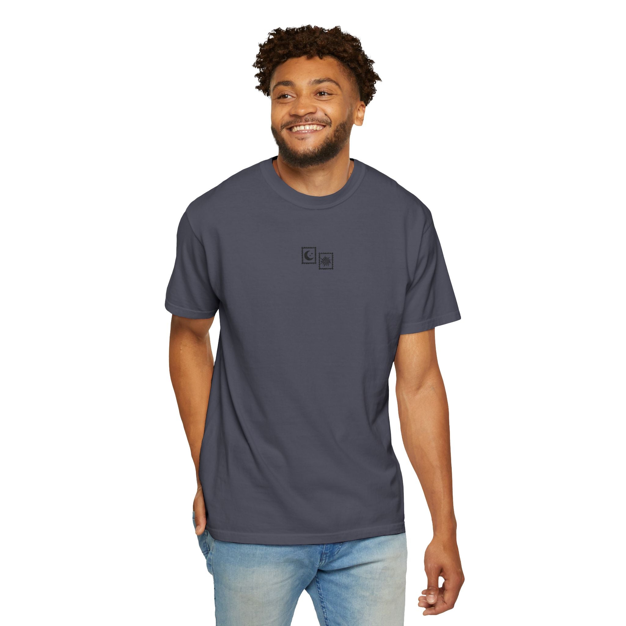 Sun & Moon Embroidered Graphic Tee