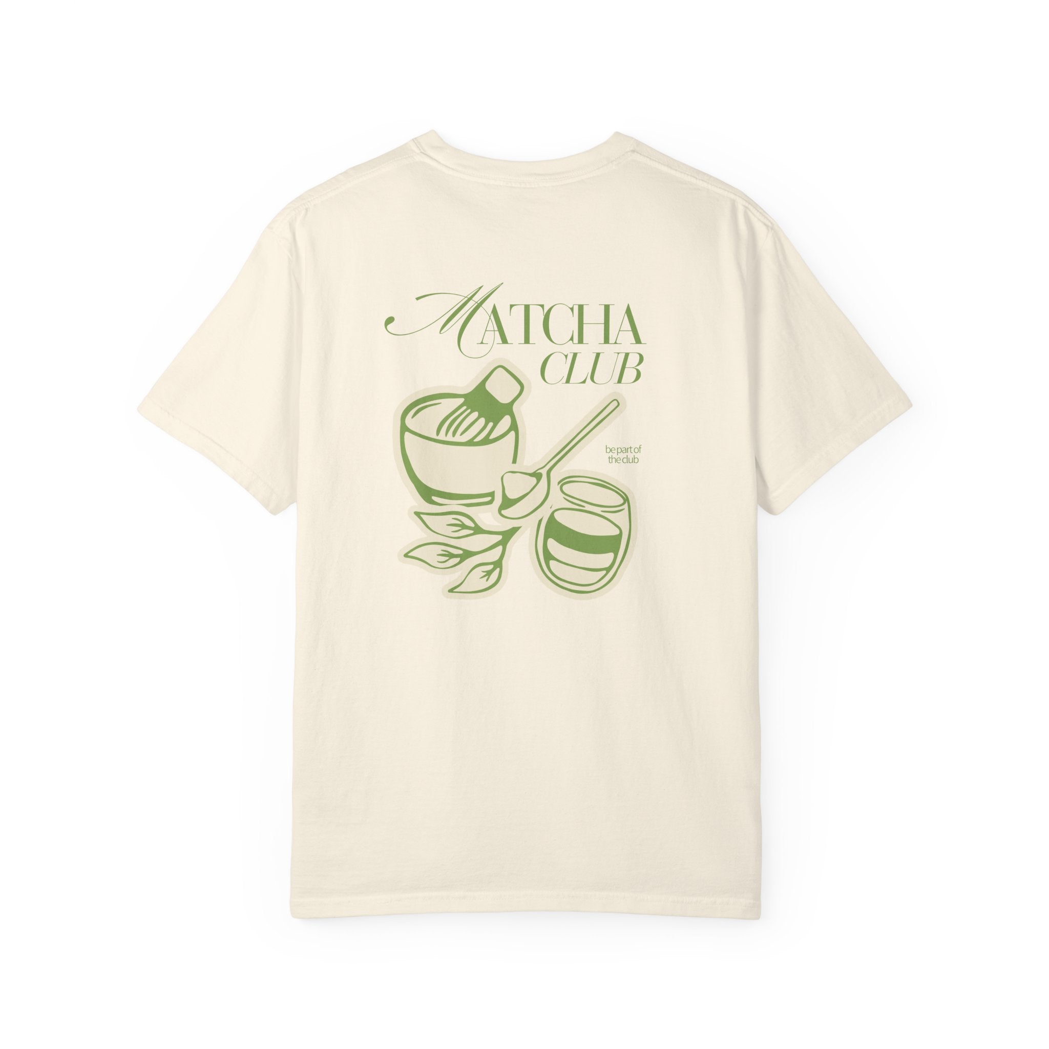 Vintage Green Matcha Tea Graphic