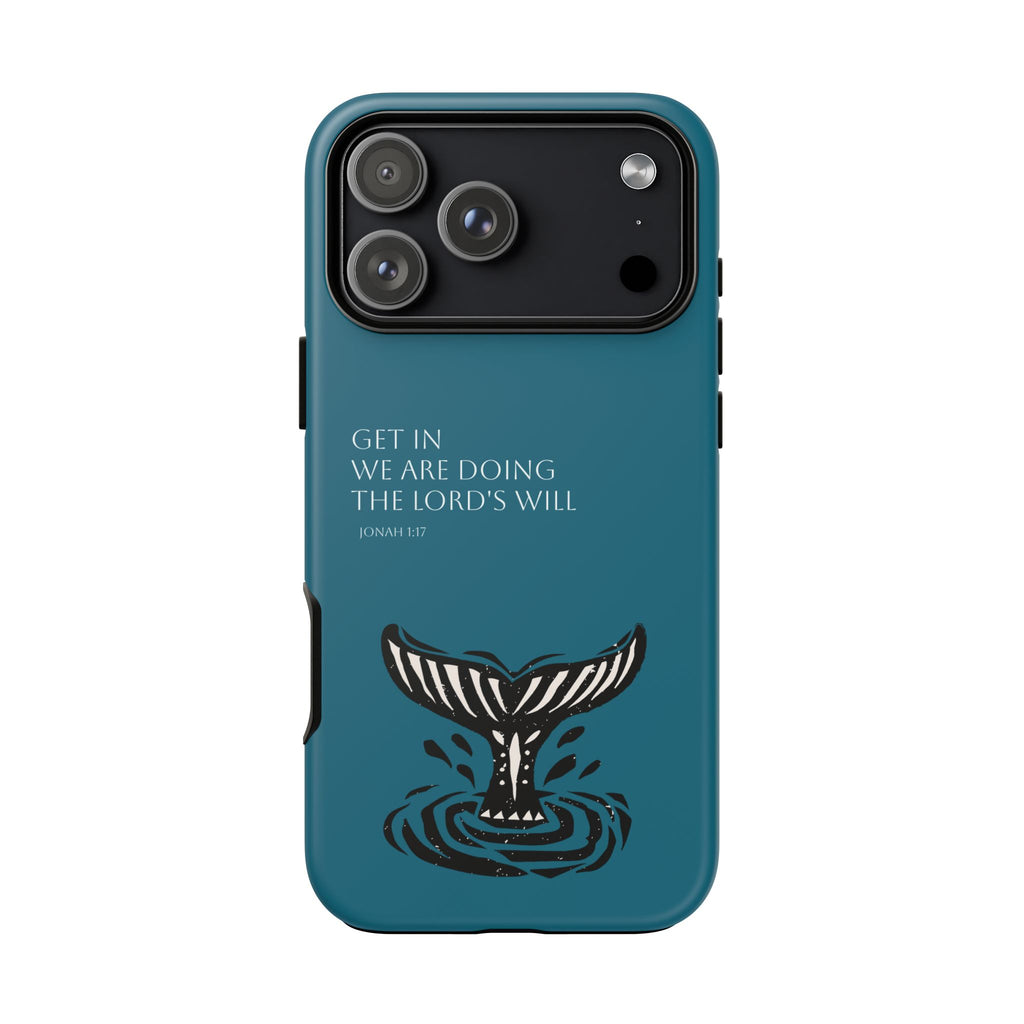 Jonah Inspired Linocut Phone Case