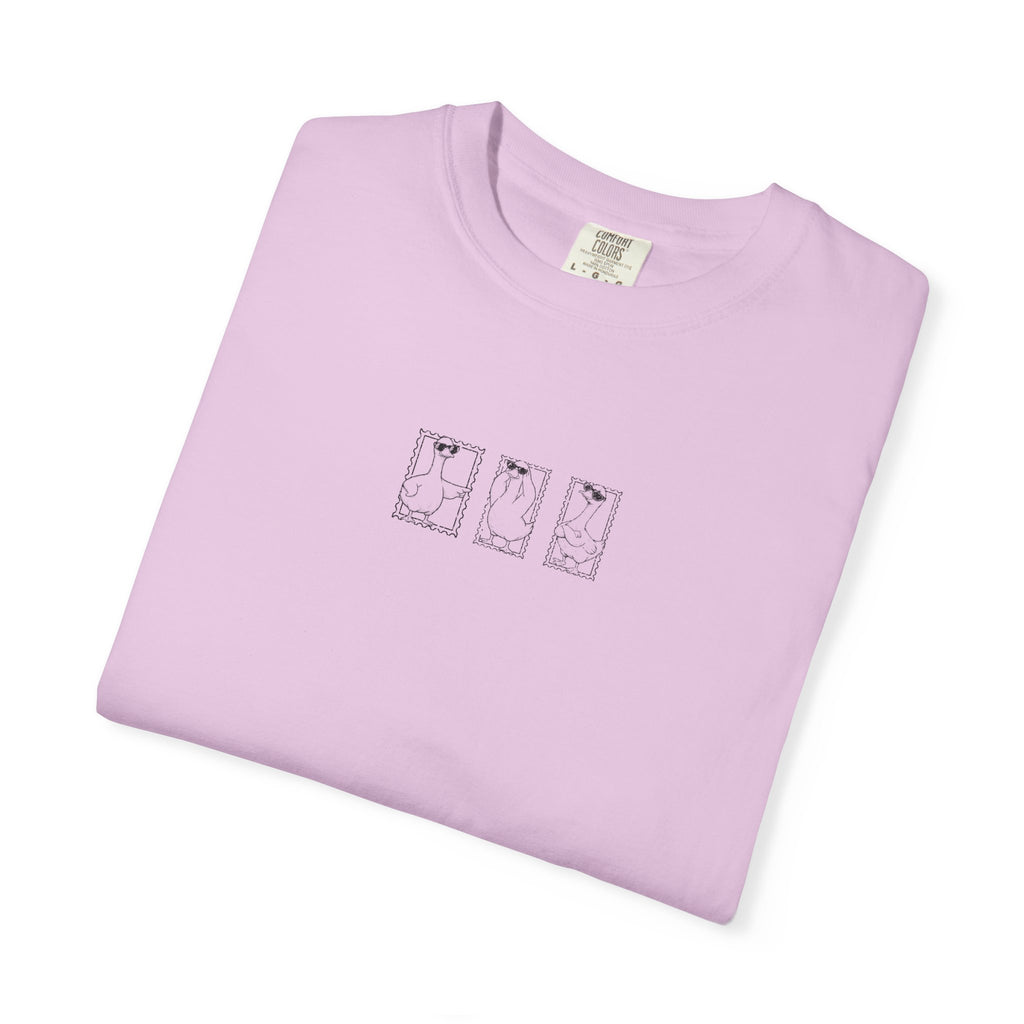 Silly Goose Stamp Graphic T-Shirt