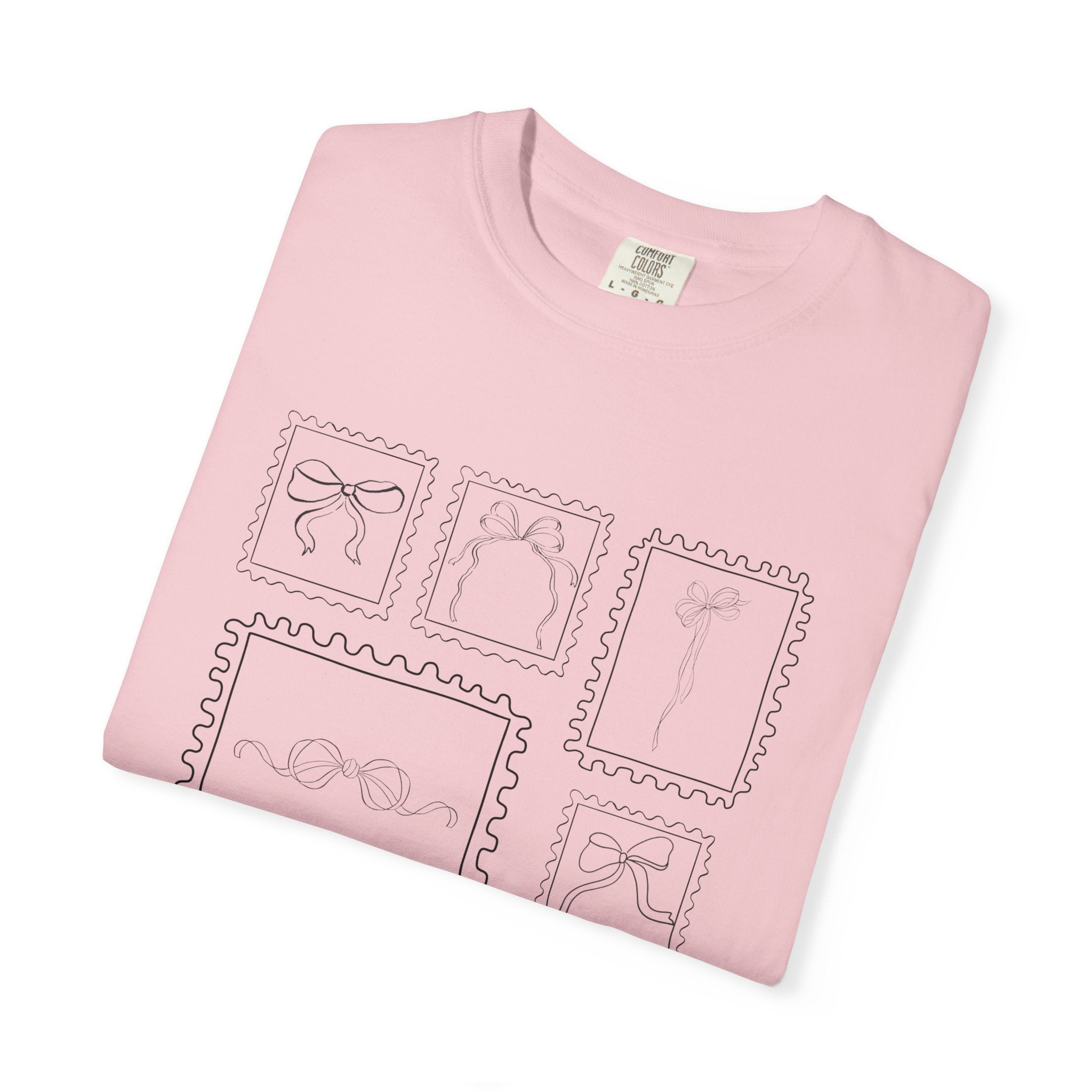 Bow Stamp Graphic T-Shirt