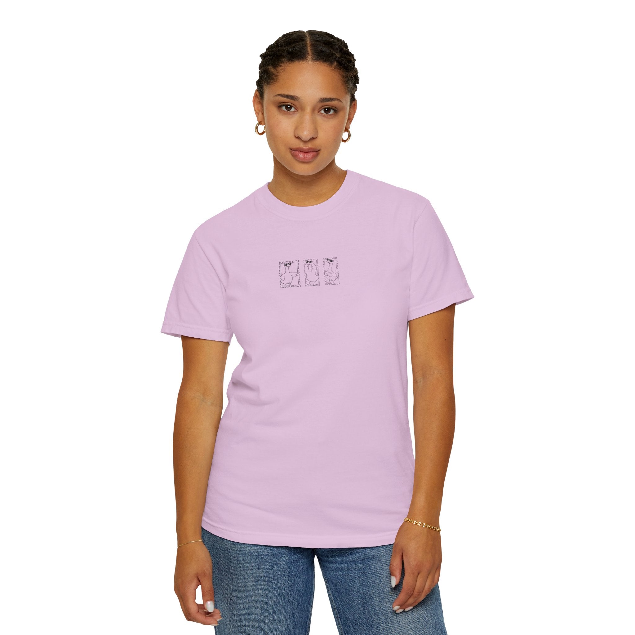 Silly Goose Stamp Graphic T-Shirt