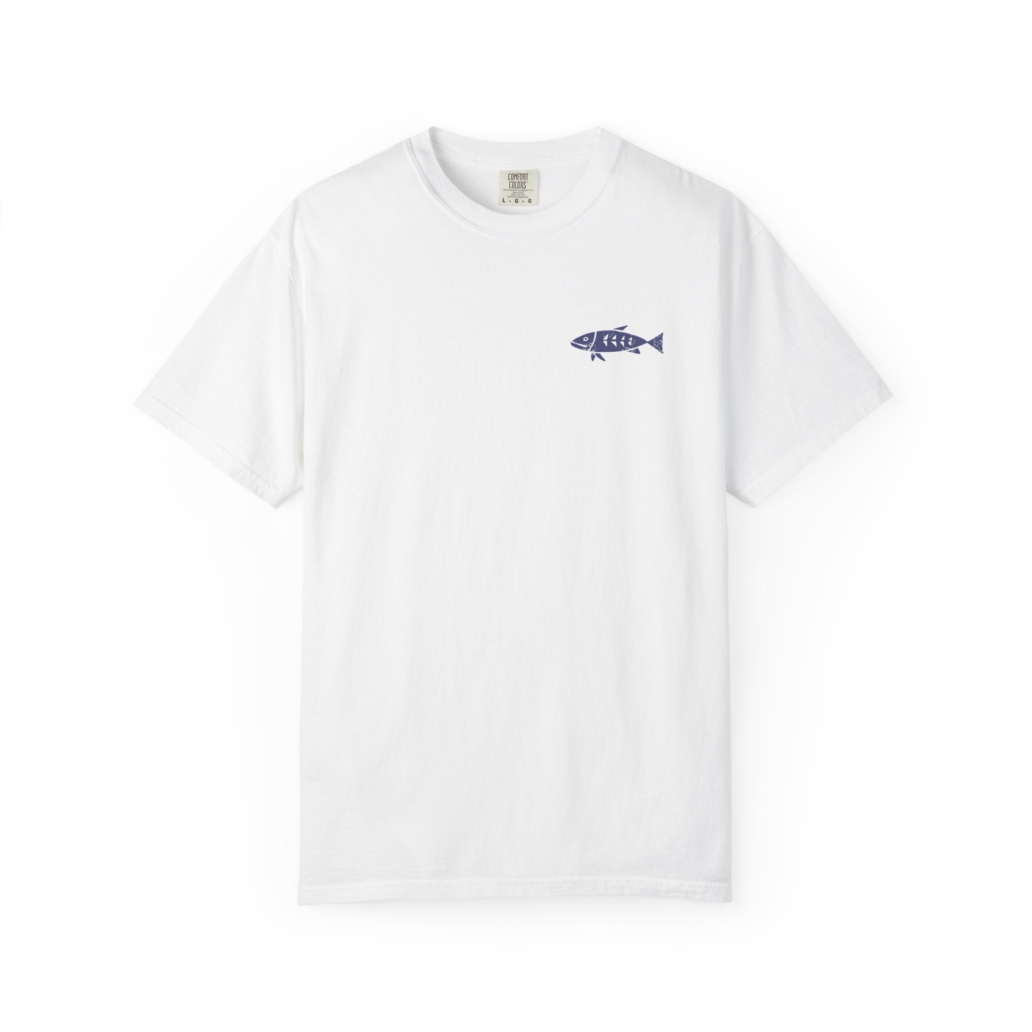 Linocut Style Fish | Graphic T-Shirt