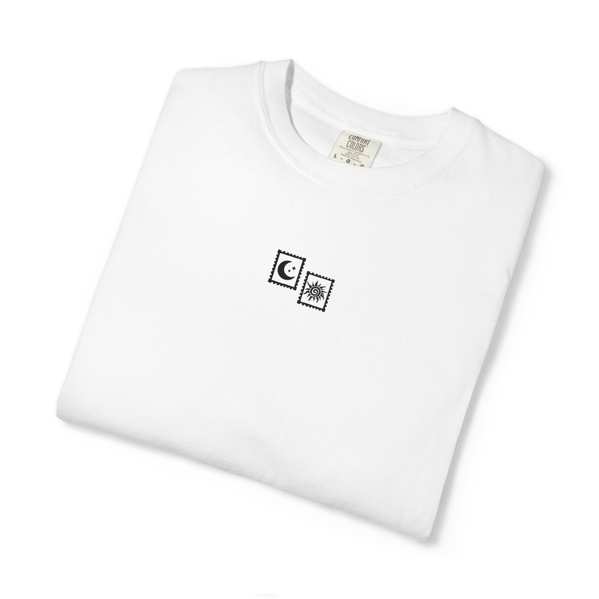 Sun & Moon Embroidered Graphic Tee