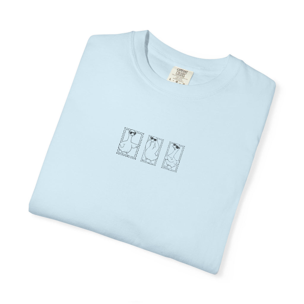 Silly Goose Stamp Graphic T-Shirt