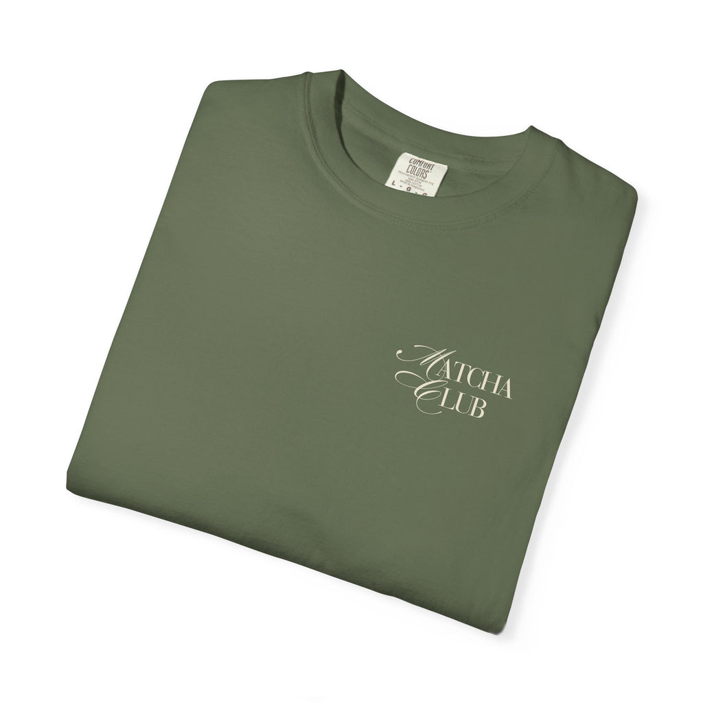Vintage Green Matcha Tea Graphic