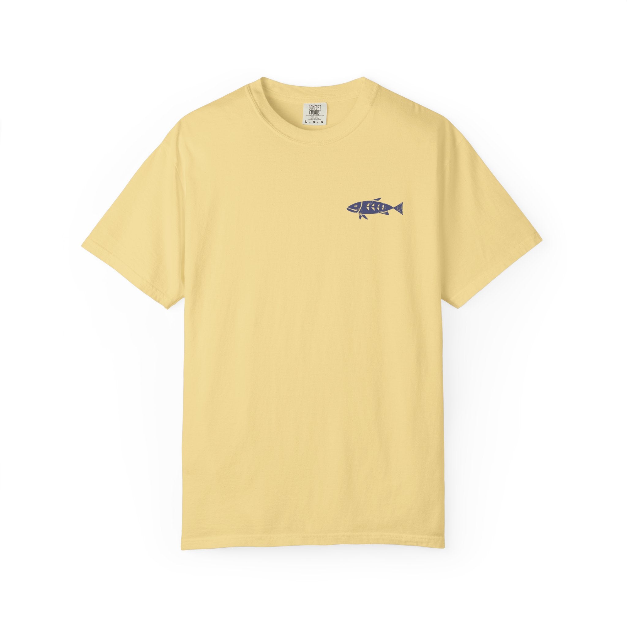 Linocut Style Fish | Graphic T-Shirt