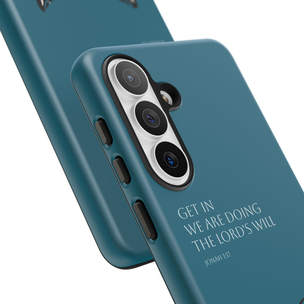 Jonah Inspired Linocut Phone Case