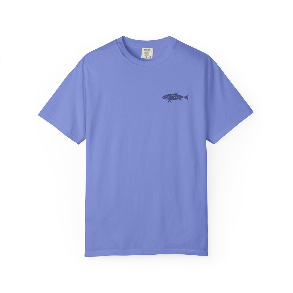 Linocut Style Fish | Graphic T-Shirt