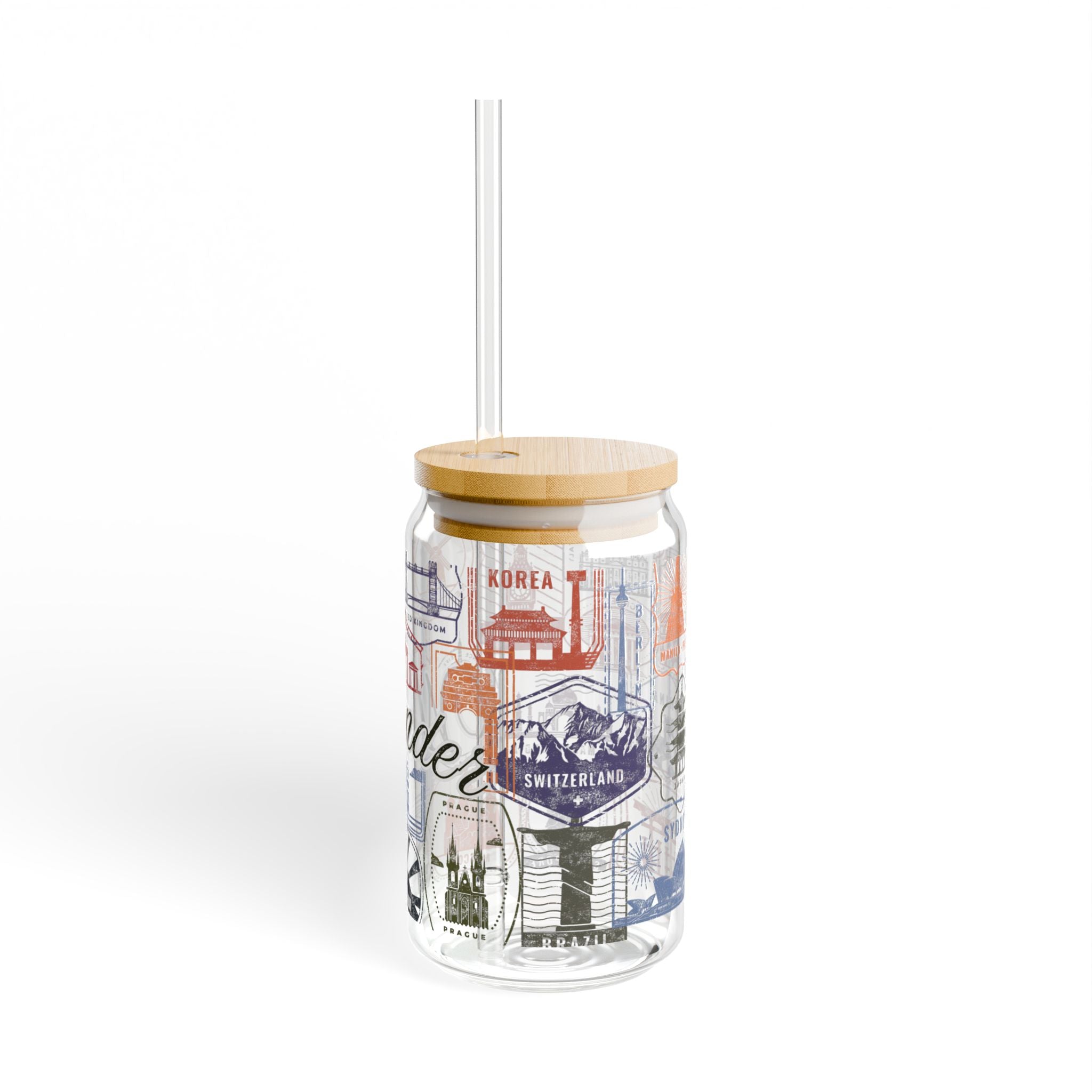 Wander Iced Coffee Glass