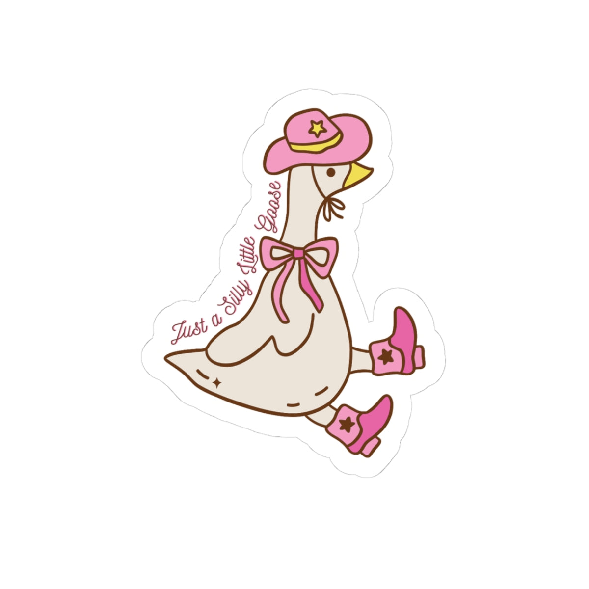 Silly Little Goose Sticker
