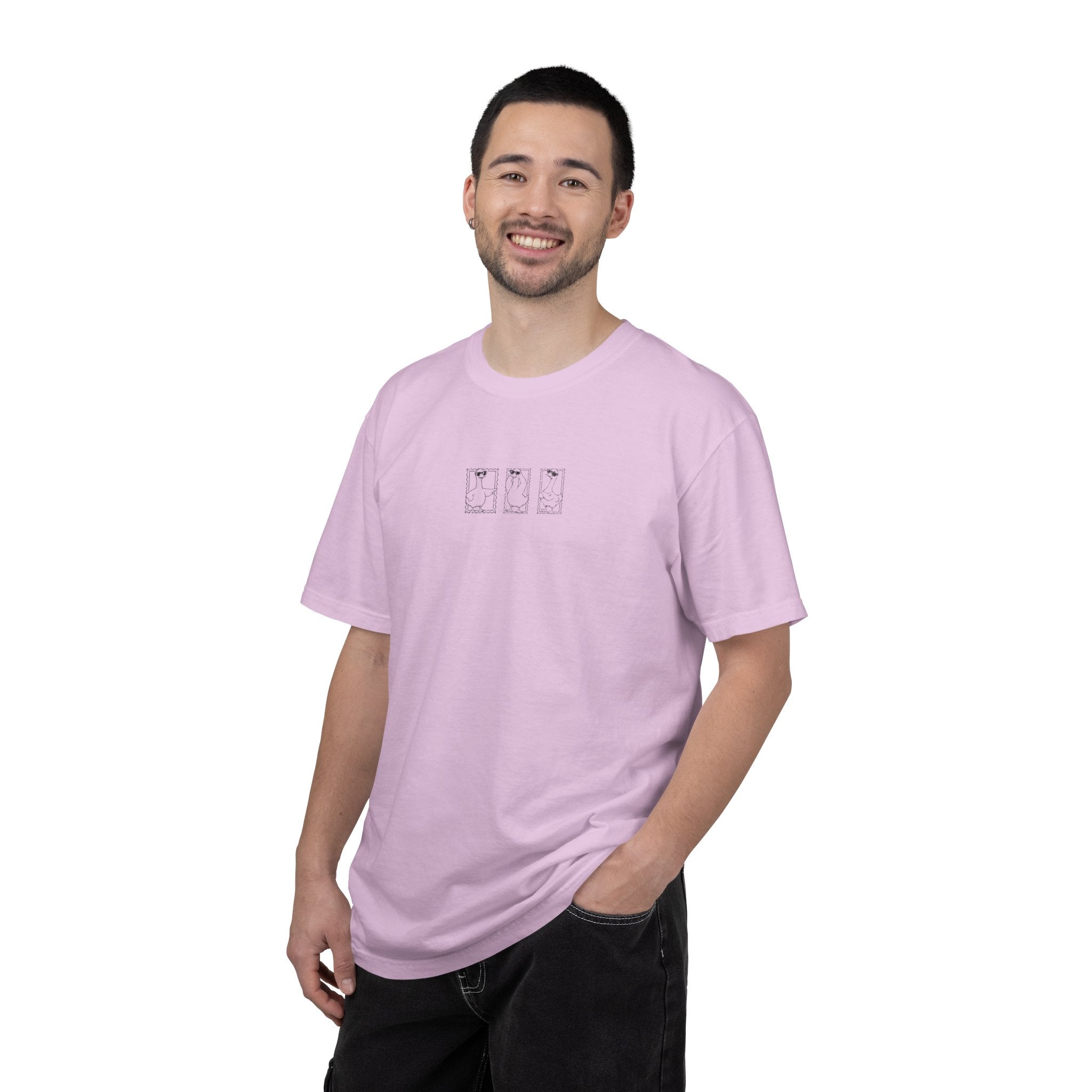 Silly Goose Stamp Graphic T-Shirt