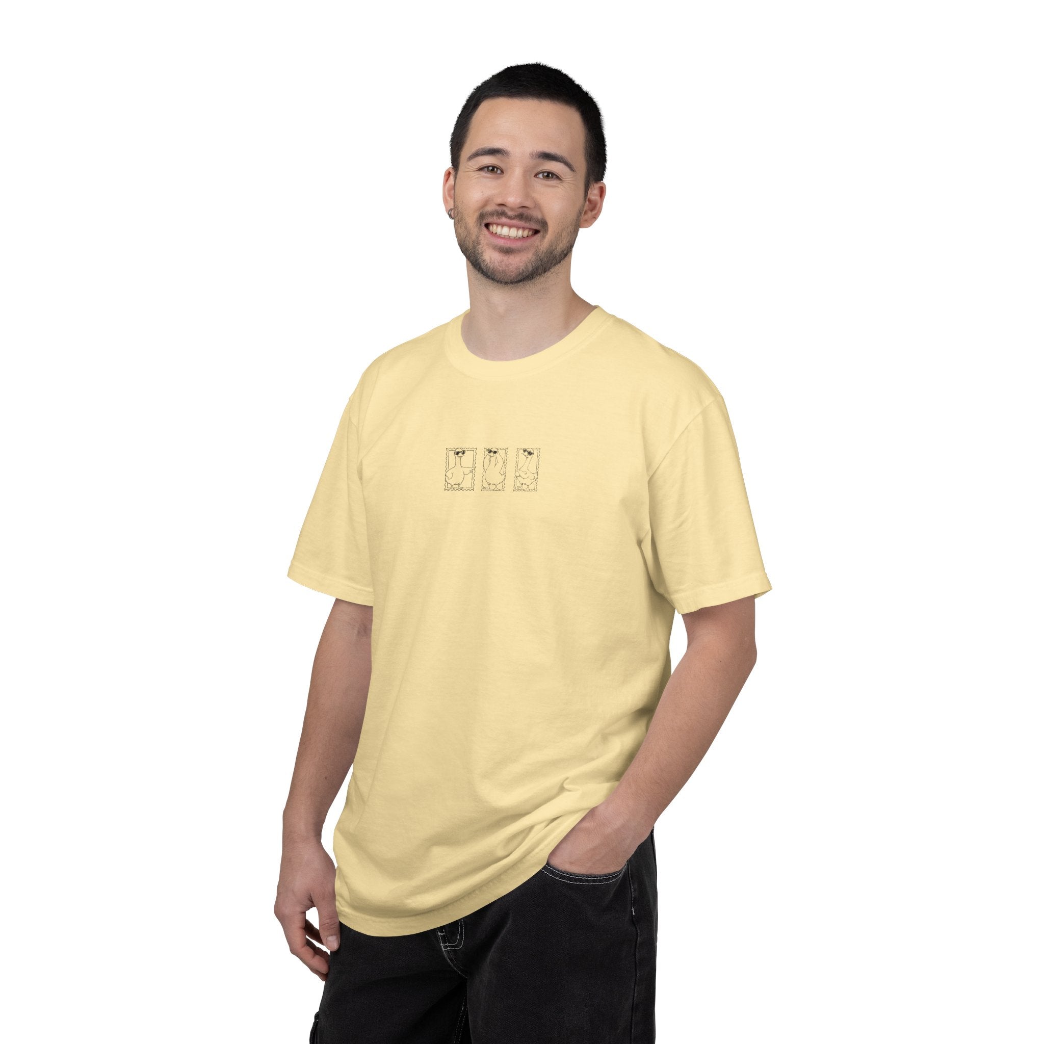 Silly Goose Stamp Graphic T-Shirt