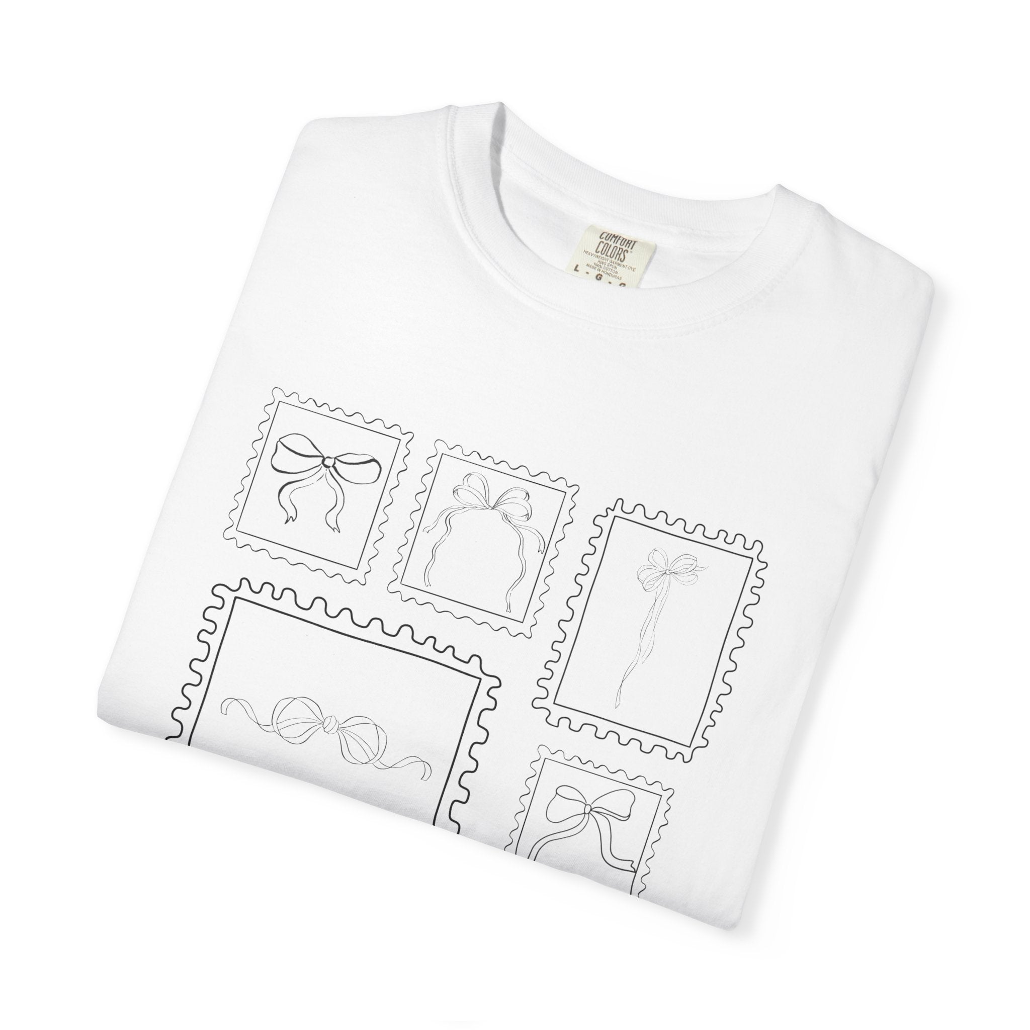 Bow Stamp Graphic T-Shirt