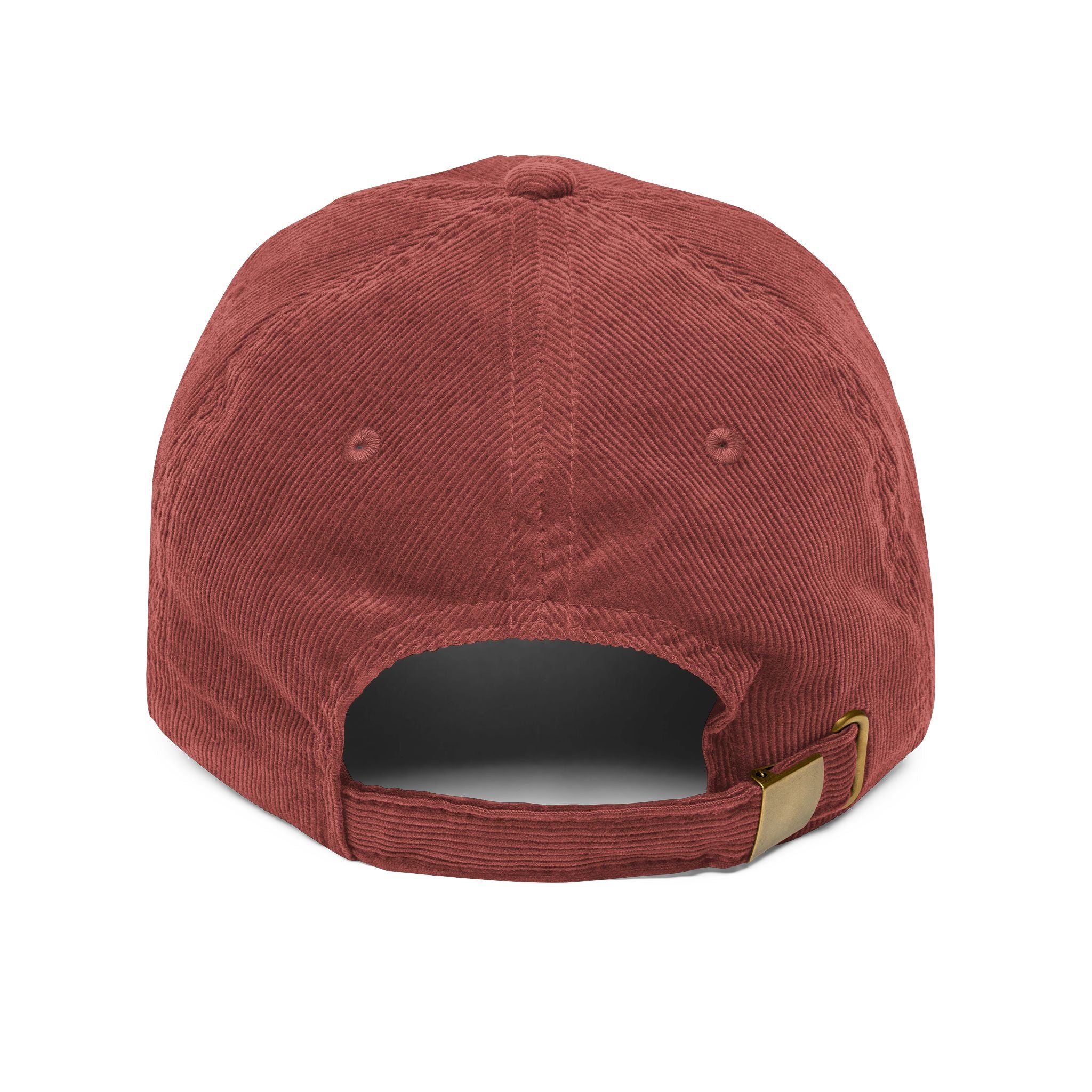 Good Morning Embroidered Vintage Corduroy Cap