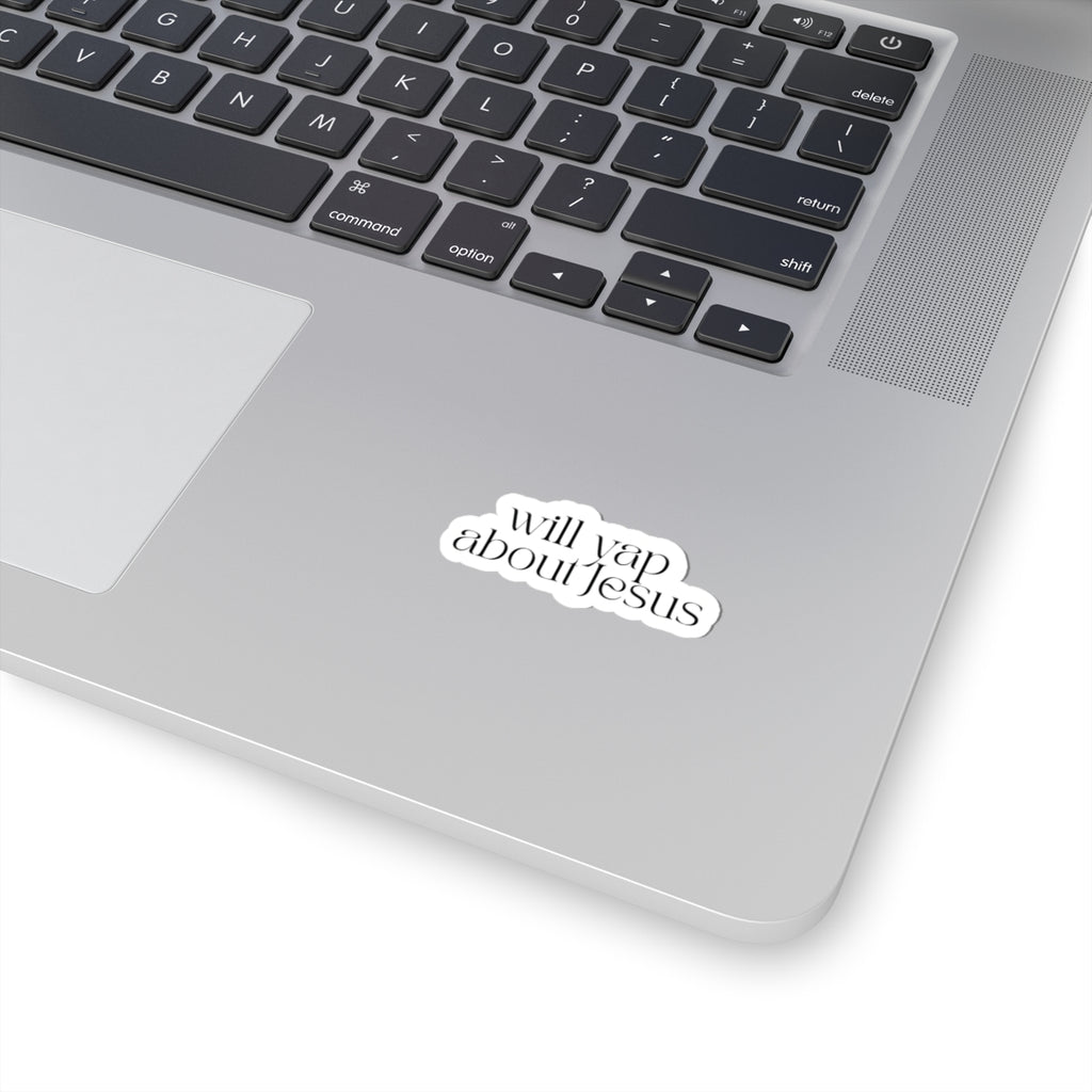 Will Yap About Jesus Sticker