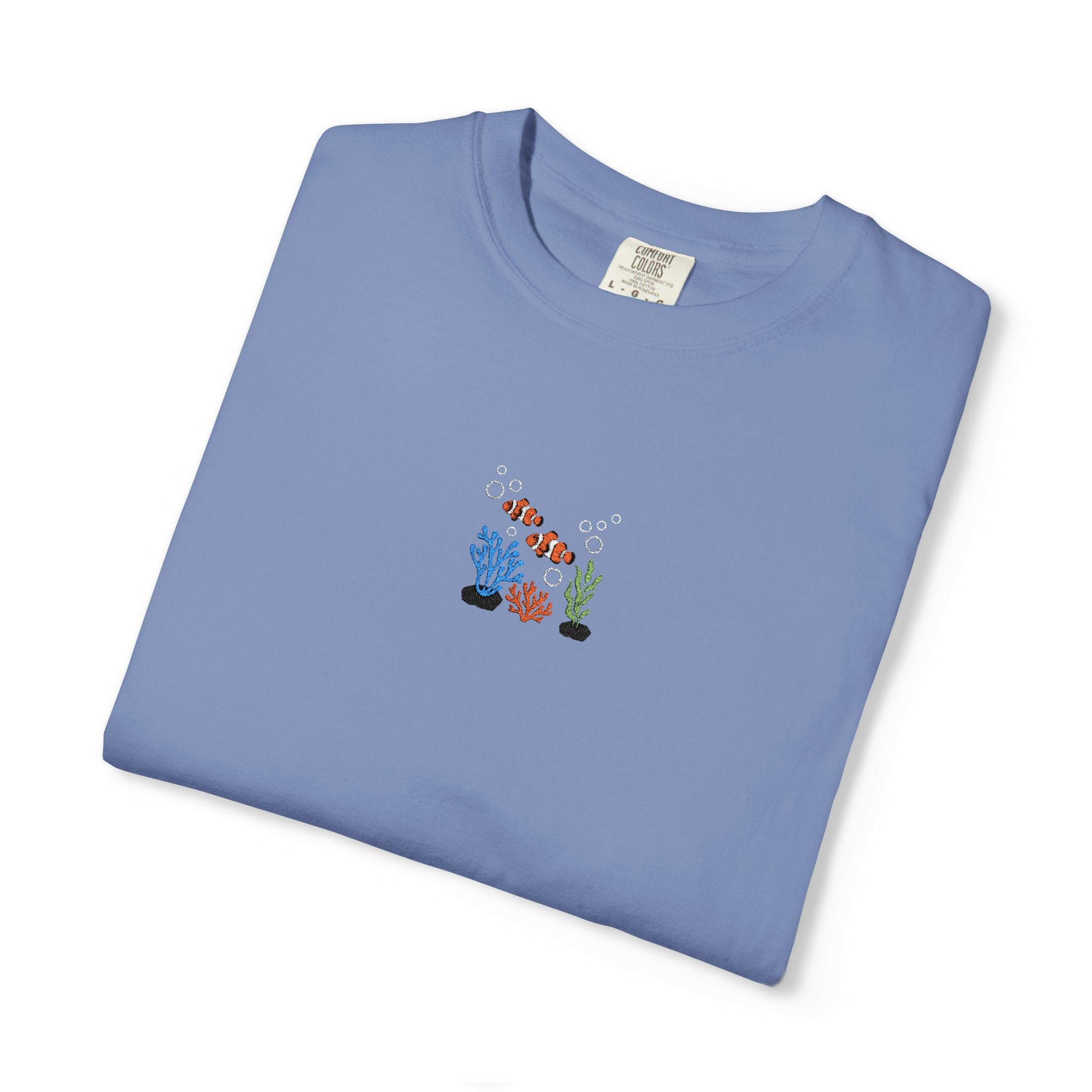 Coral Reef Embroidered Tee
