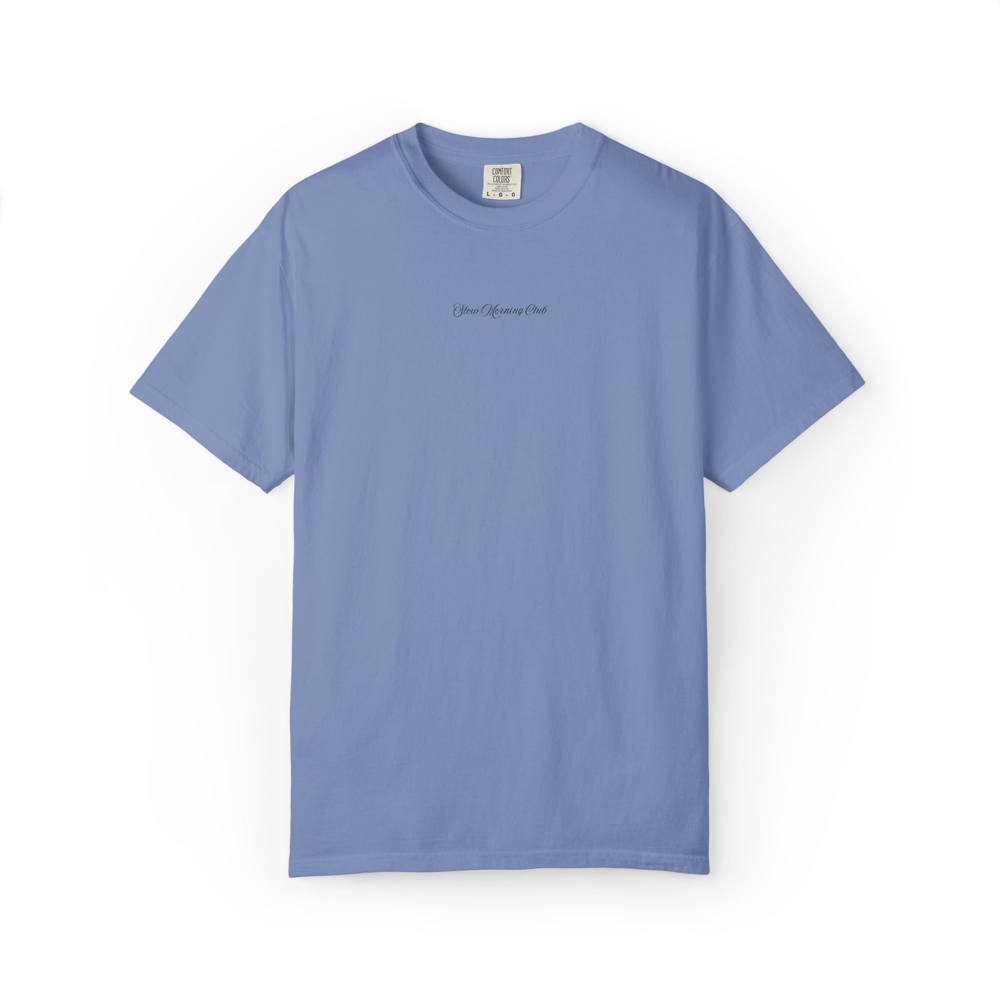 Slow Morning Club Embroidered Tee
