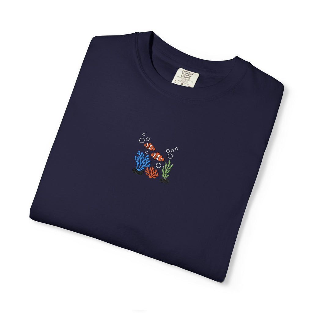 Coral Reef Embroidered Tee