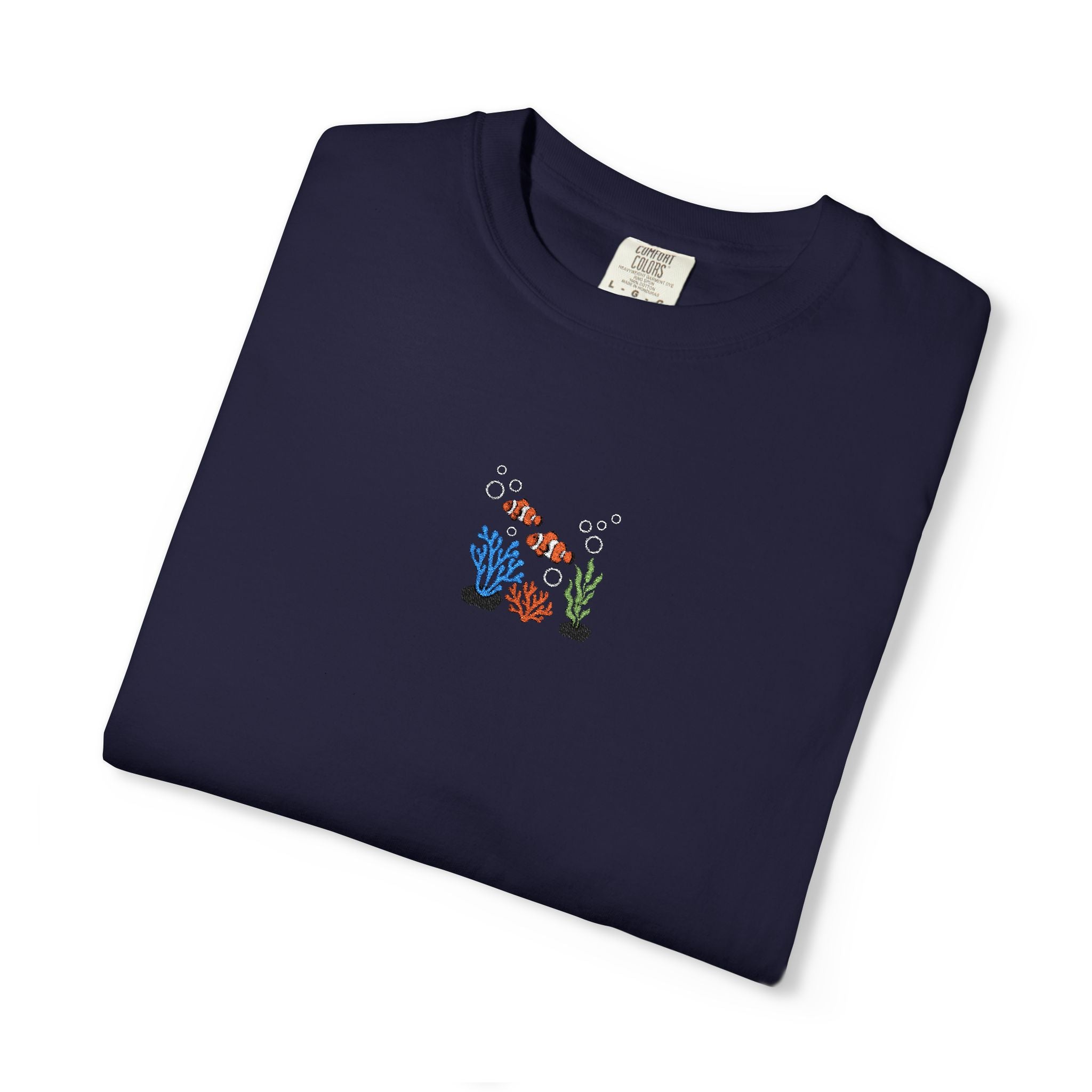 Coral Reef Embroidered Tee