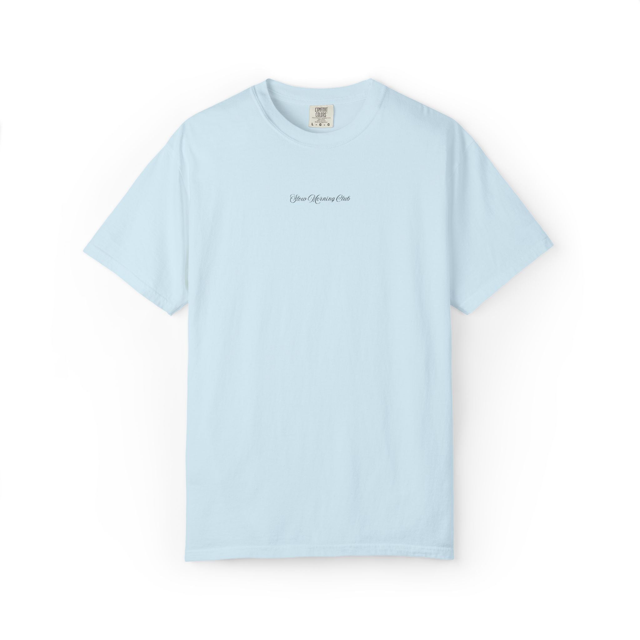 Slow Morning Club Embroidered Tee