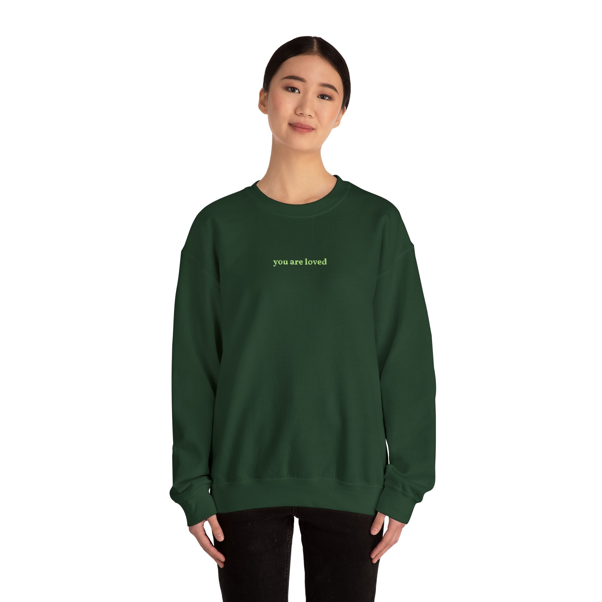 You Are Loved Embroidered Sweatshirt