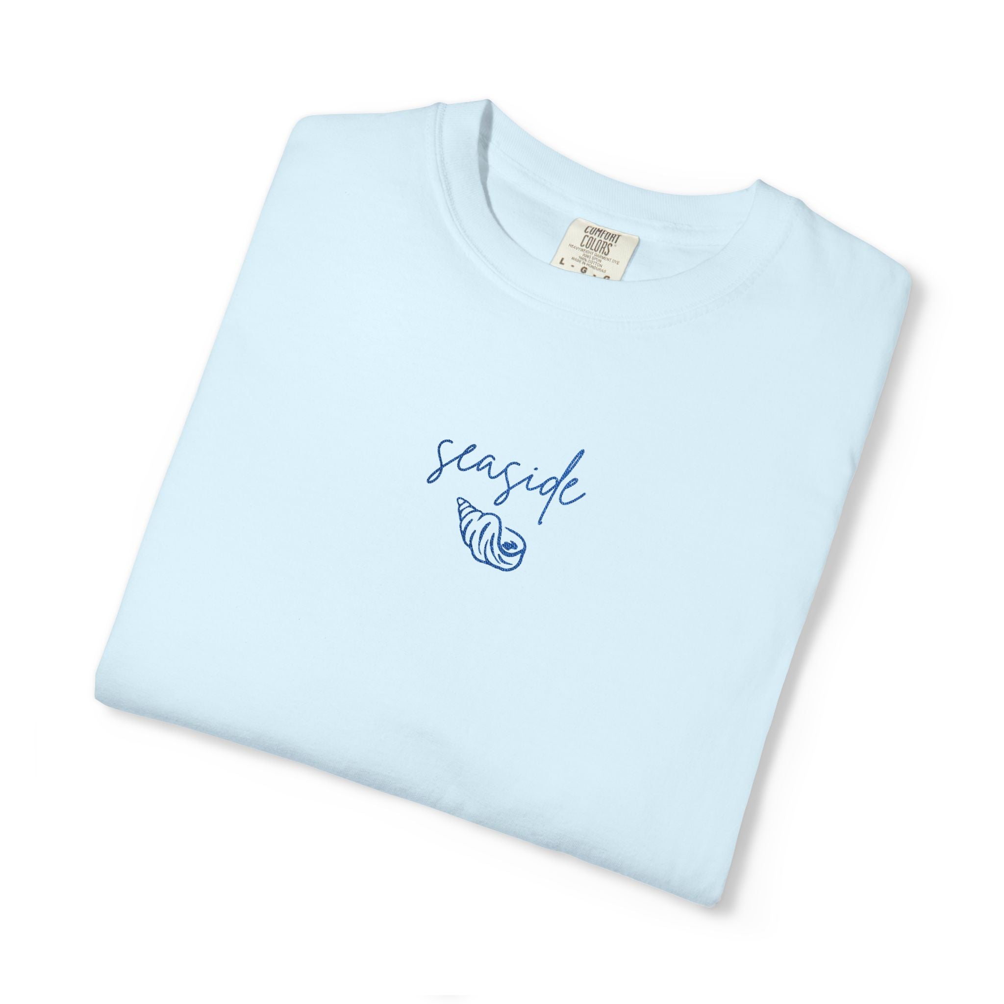 Embroidered Seaside Graphic Tee