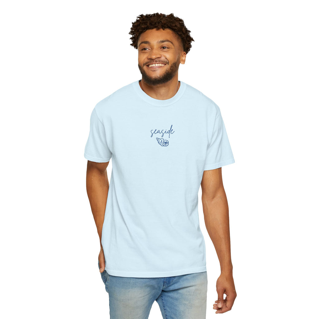 Embroidered Seaside Graphic Tee
