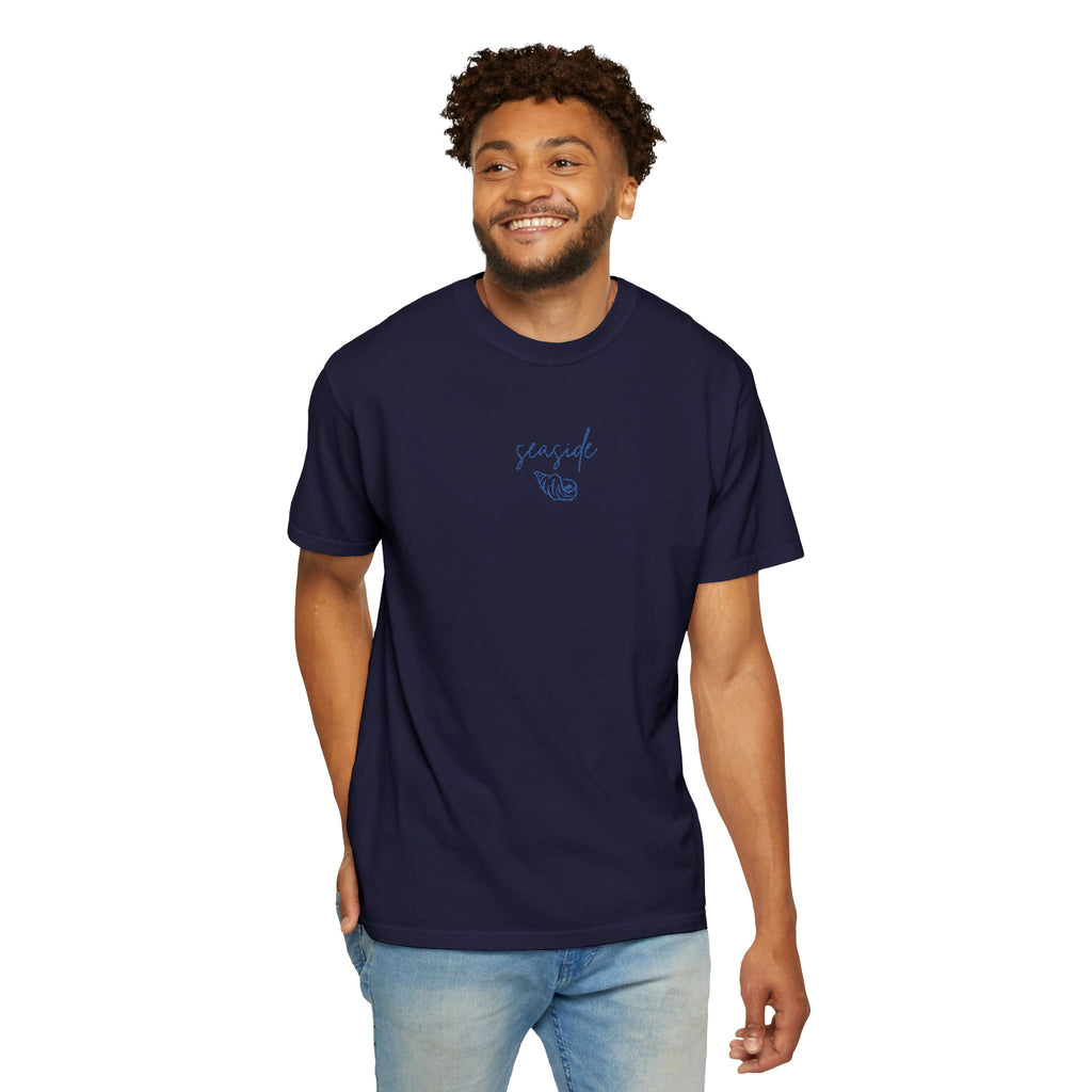 Embroidered Seaside Graphic Tee